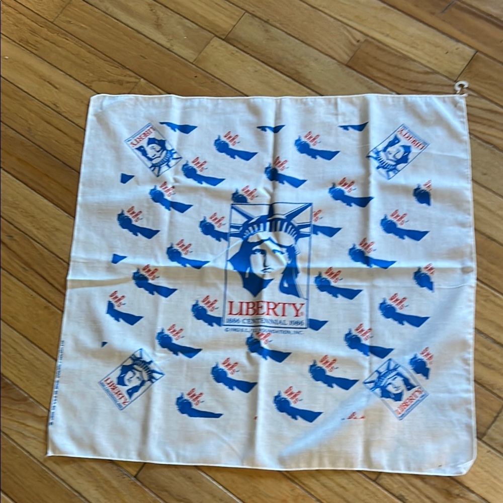 Vintage Liberty Centennial Bandana. 20” square.